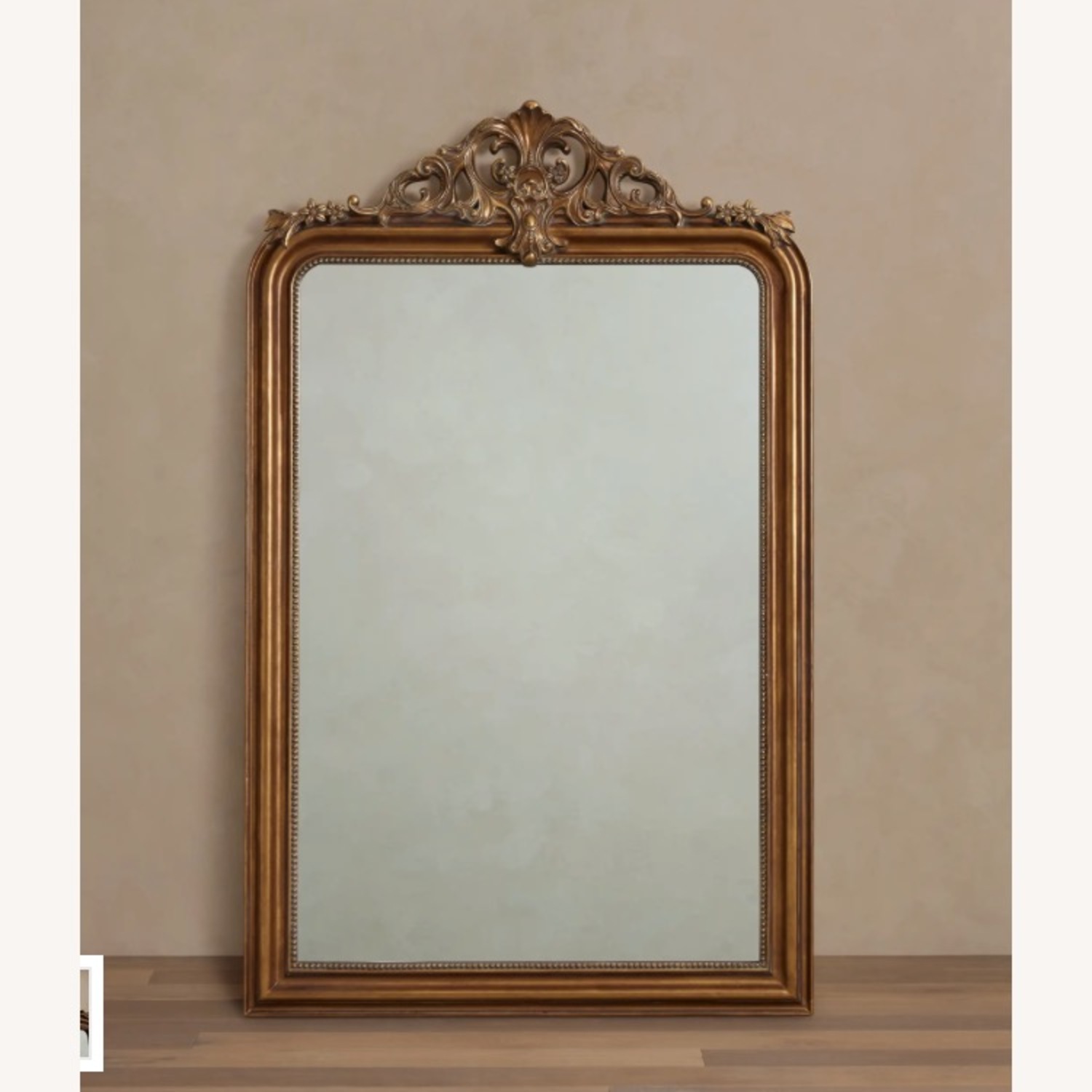 Arhaus Constantine Gold Floor Mirror - image-1