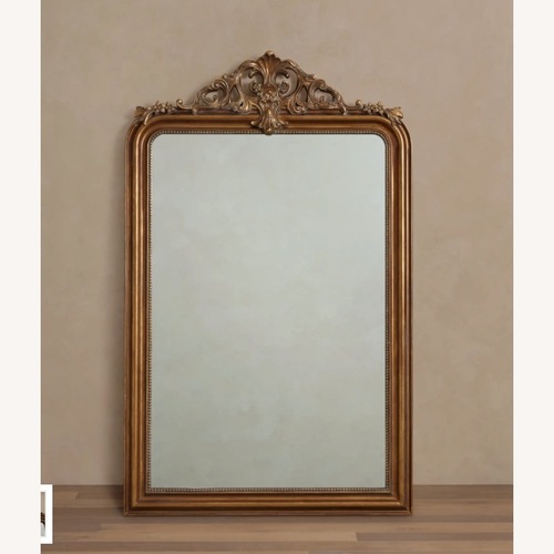 Used Arhaus Constantine Gold Floor Mirror for sale on AptDeco