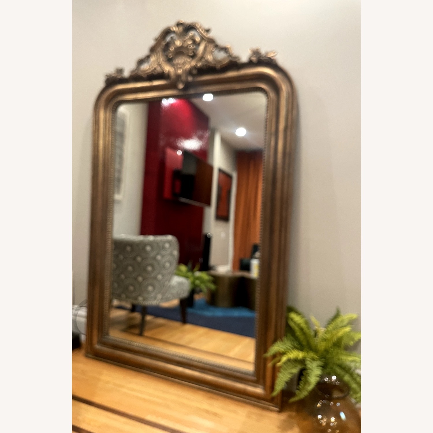 Arhaus Constantine Gold Floor Mirror - image-3