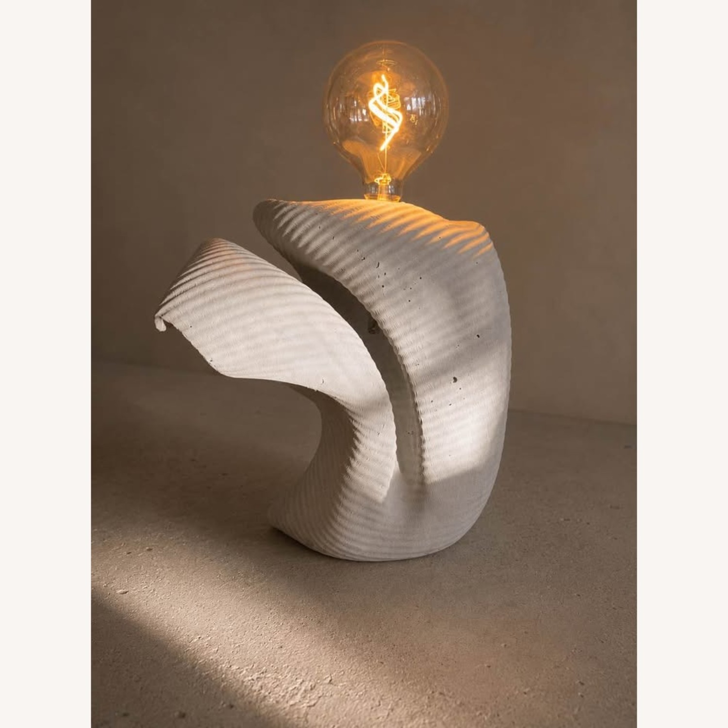 Brutalist Concrete Lamp by Mennheim | Handmade - image-1