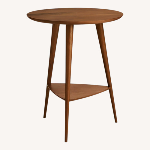 Used Rae Mid-century Modern Accent Table in Walnut for sale on AptDeco