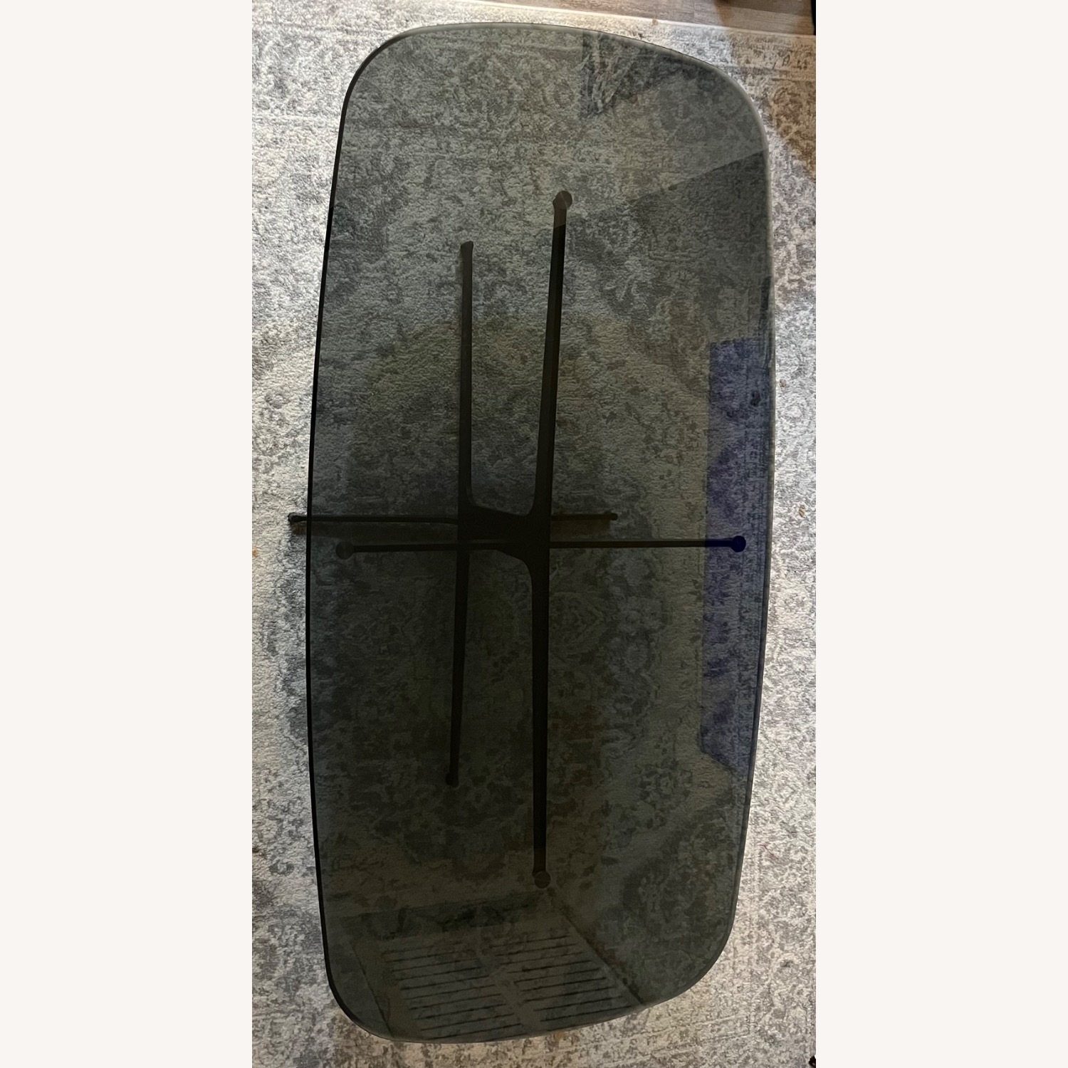 Timeless Surfboard CoffeeTable Smoked Glass & Bronze - image-2