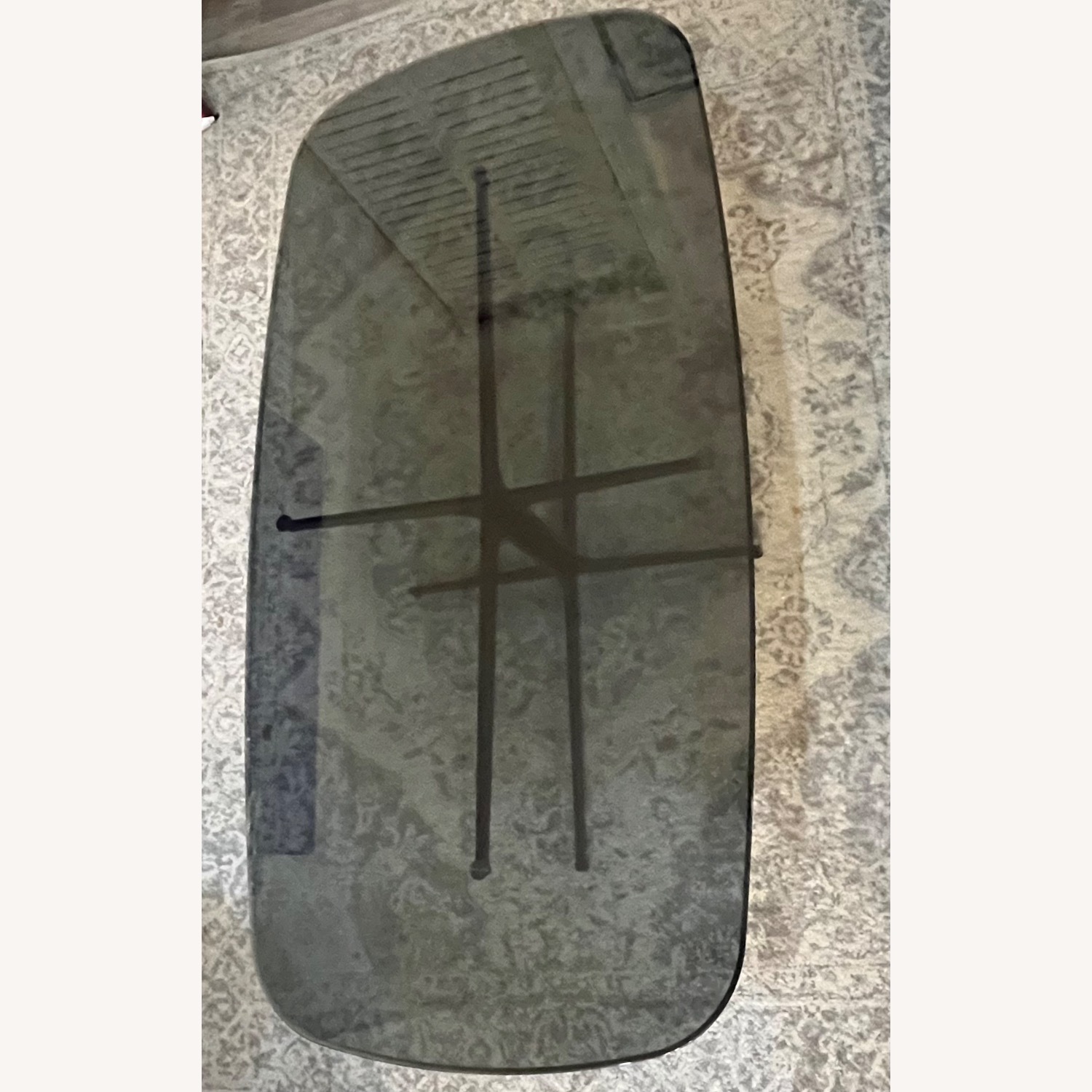 Timeless Surfboard CoffeeTable Smoked Glass & Bronze - image-3