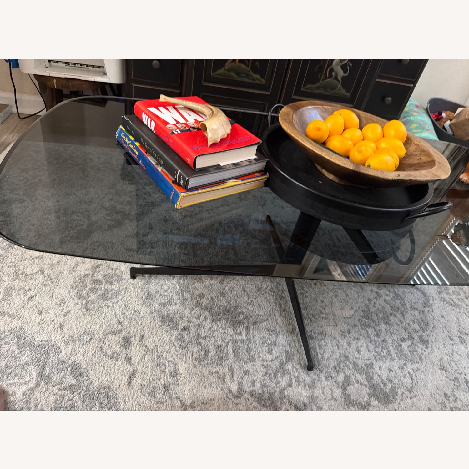 Timeless Surfboard CoffeeTable Smoked Glass & Bronze - image-7