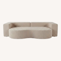 Pink Boneless Fold Out Sofa