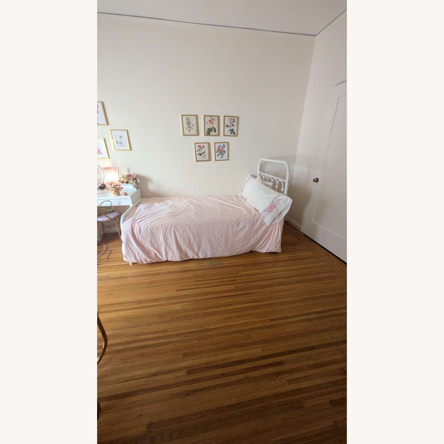 Wayfair White Metal Cottagecore Twin Bed - image-2
