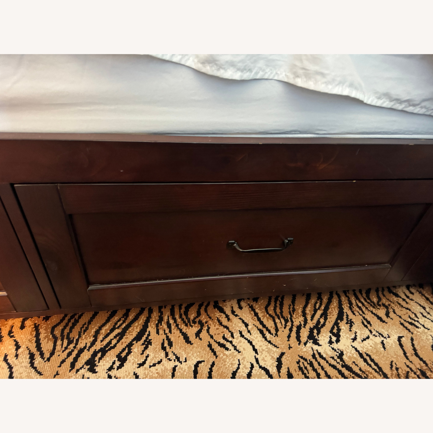 Pottery Barn Teen Hampton Storage Bed Dark Walnut - image-4