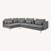 IKEA Söderhamn 4-Piece Sectional, Grey