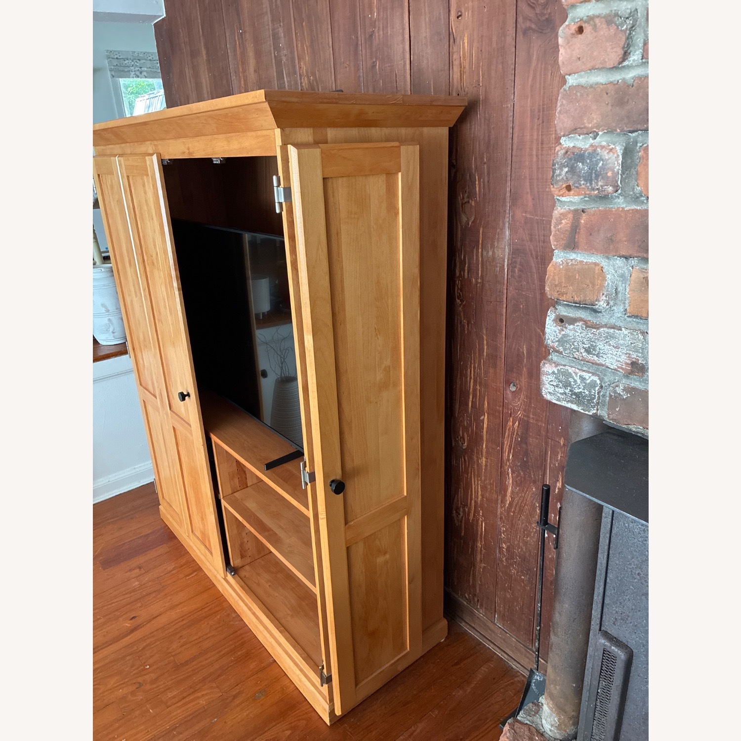 Alder Solid Wood Armoire - image-3