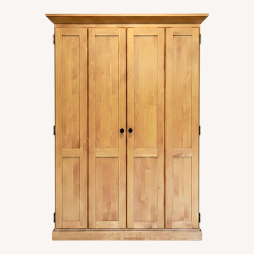 Used Alder Solid Wood Armoire for sale on AptDeco