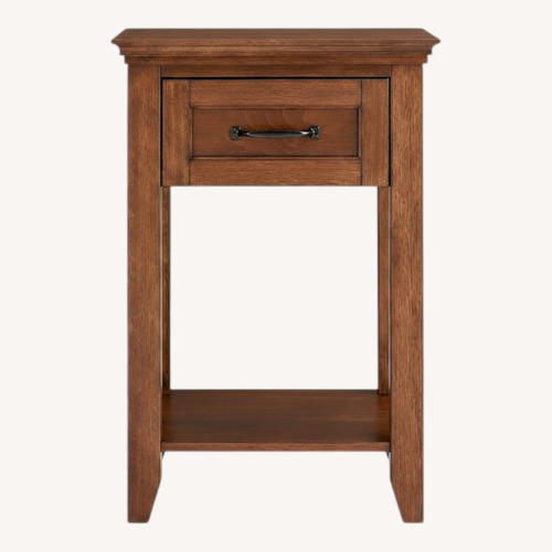 Used Pottery Barn Teen Hampton Nightstands Dark Walnut for sale on AptDeco