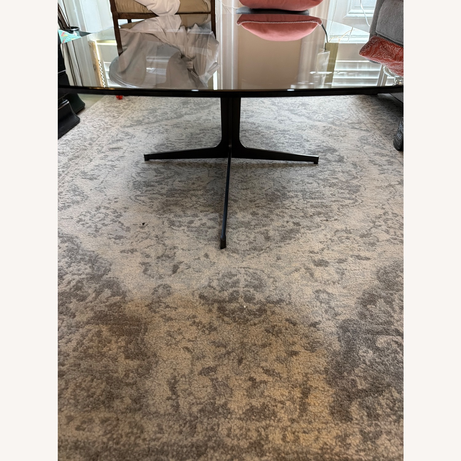 Vintage/Antique Finds Light Gray Coffee Table - image-1