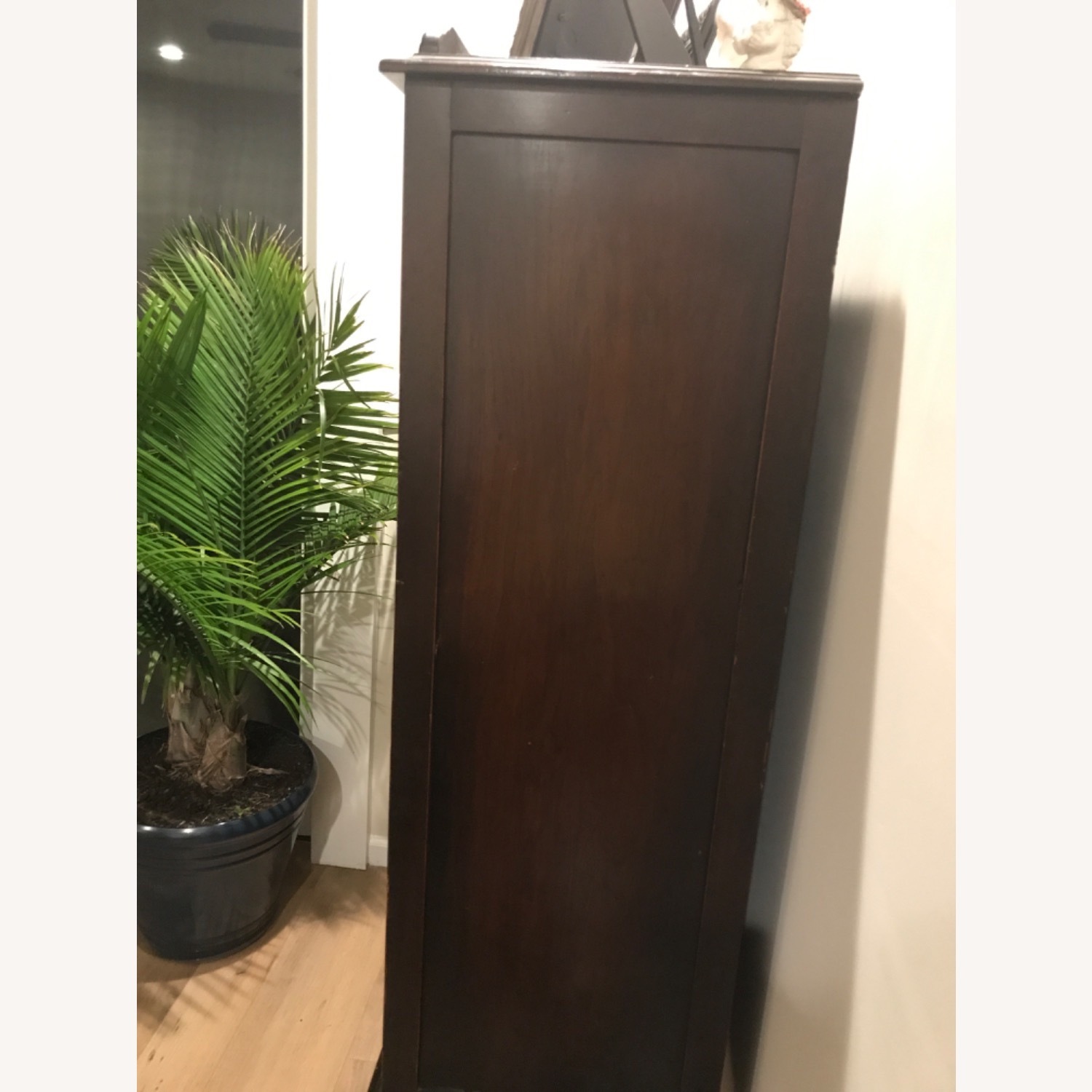 Antique Mahogany Wood Curio - image-16