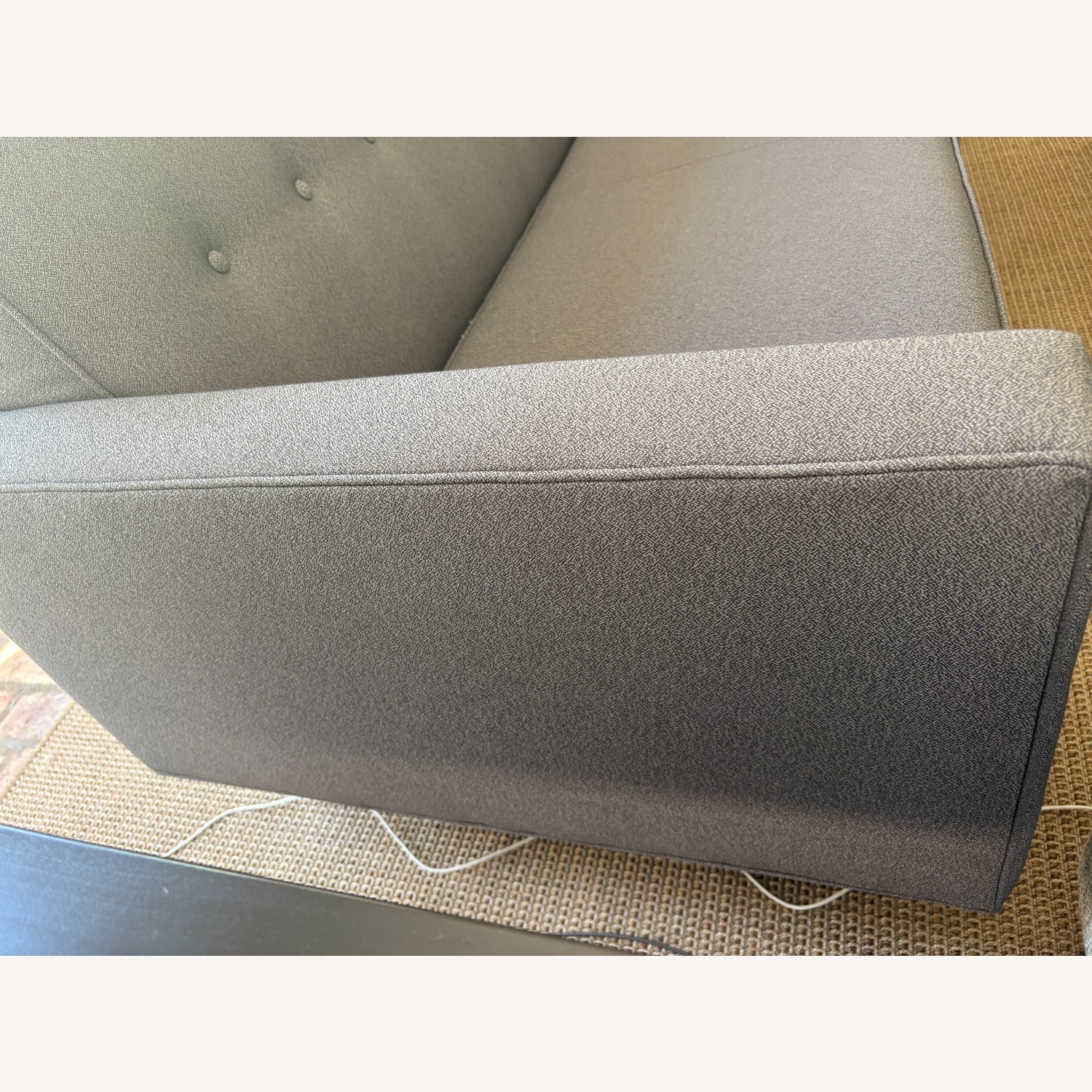 Design Within Reach Bantam Studio Blue-Gray Fabric 3 Seater Sofa - image-3