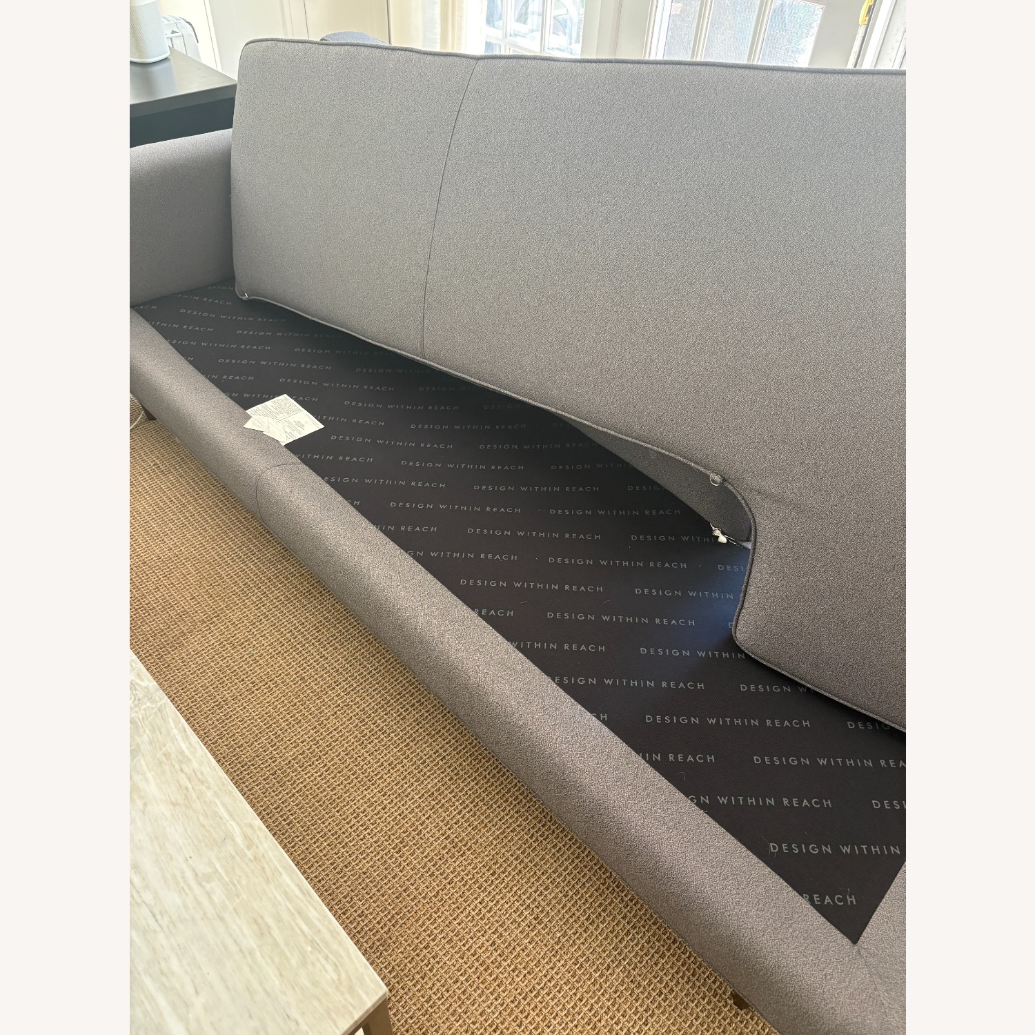 Design Within Reach Bantam Studio Blue-Gray Fabric 3 Seater Sofa - image-5