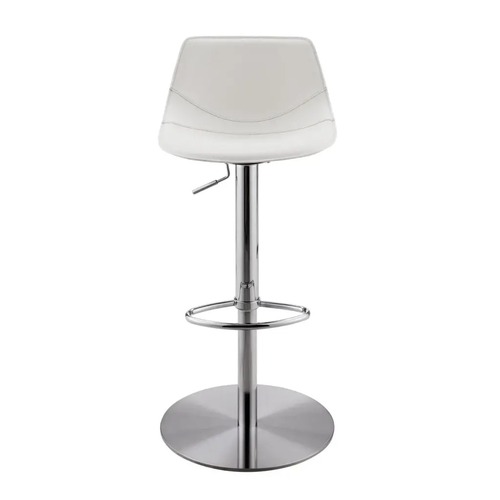 Used  Adjustable Swivel Bar/Counter Stool White S/2 for sale on AptDeco
