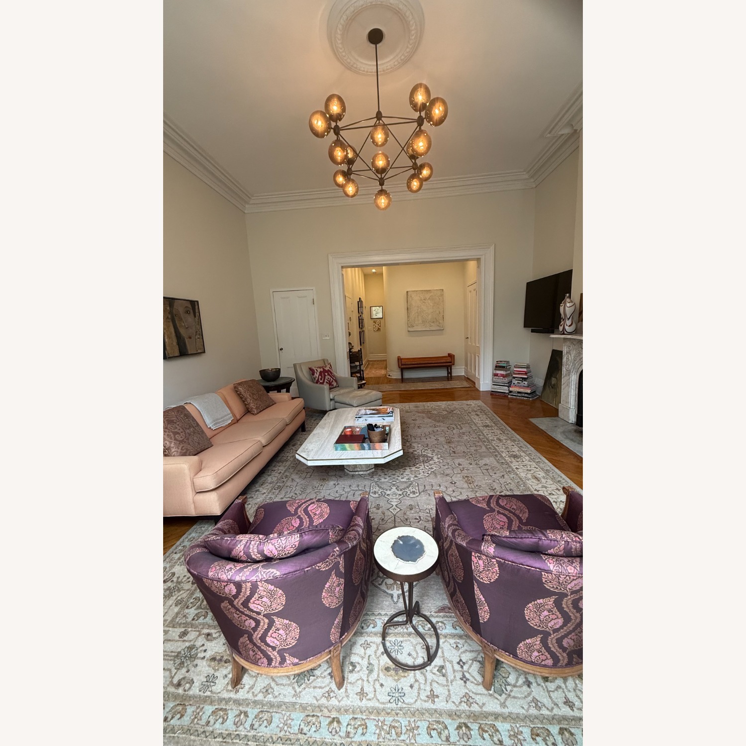 Roll & Hill Modo Chandelier 4 Sided, 15 Globes - image-4