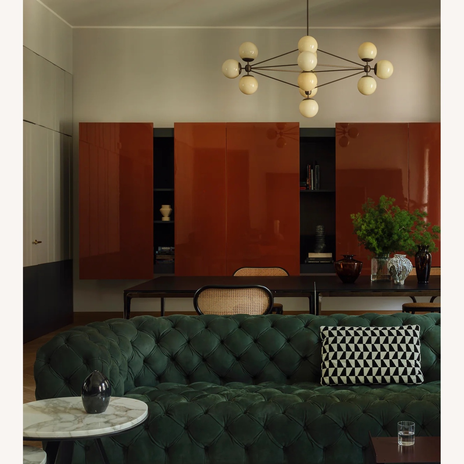 Roll & Hill Modo Chandelier 4 Sided, 15 Globes - image-5