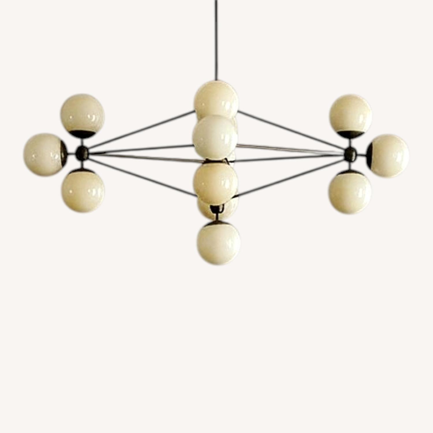 Roll & Hill Modo Chandelier 4 Sided, 15 Globes - image-0