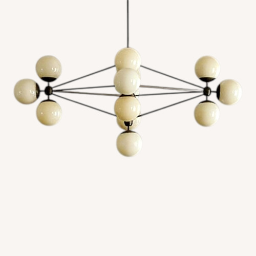 Used Roll & Hill Modo Chandelier 4 Sided, 15 Globes for sale on AptDeco