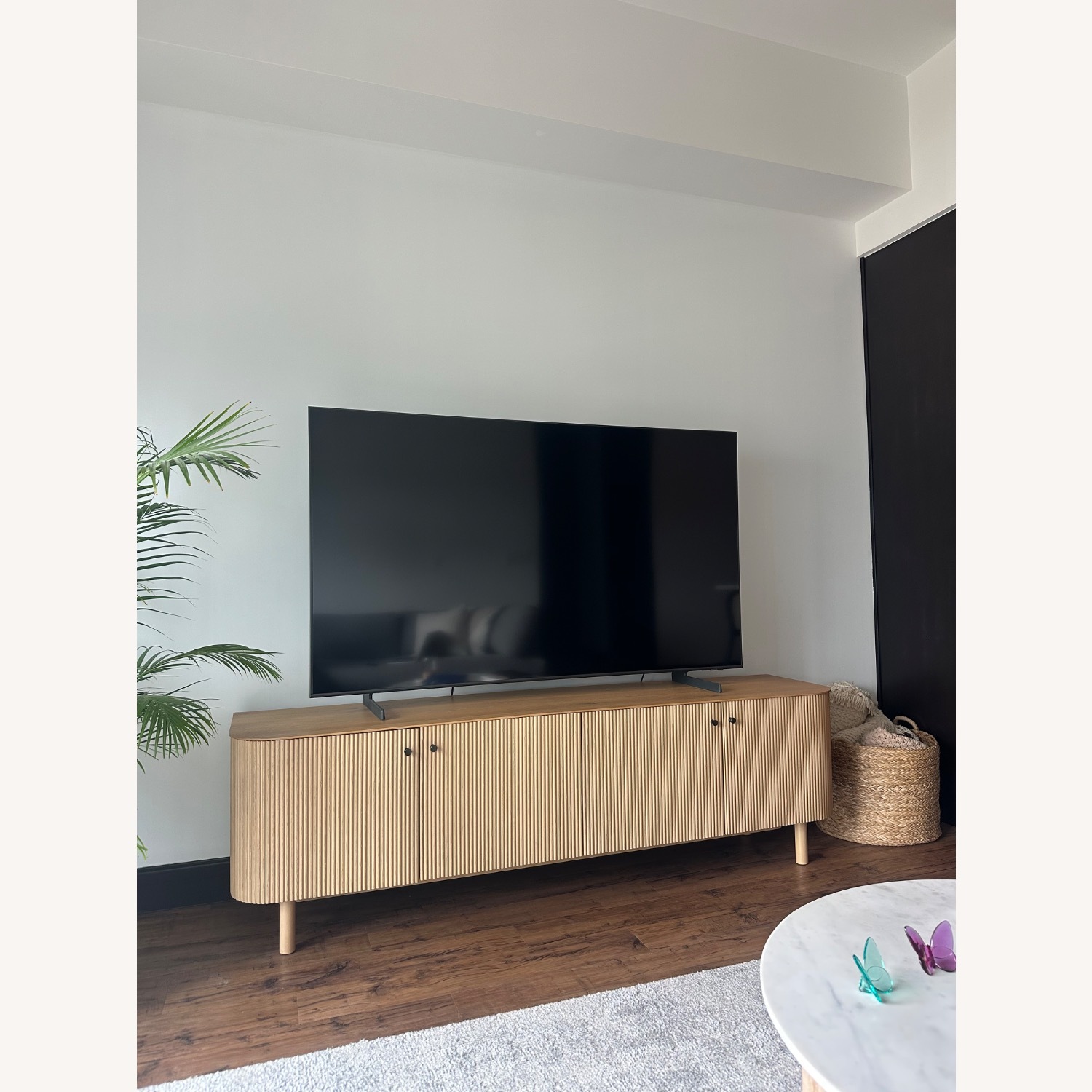 West Elm Ellington Wood Media Storage - image-2