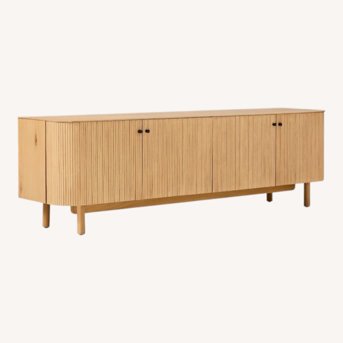 Used West Elm Ellington Wood Media Storage for sale on AptDeco