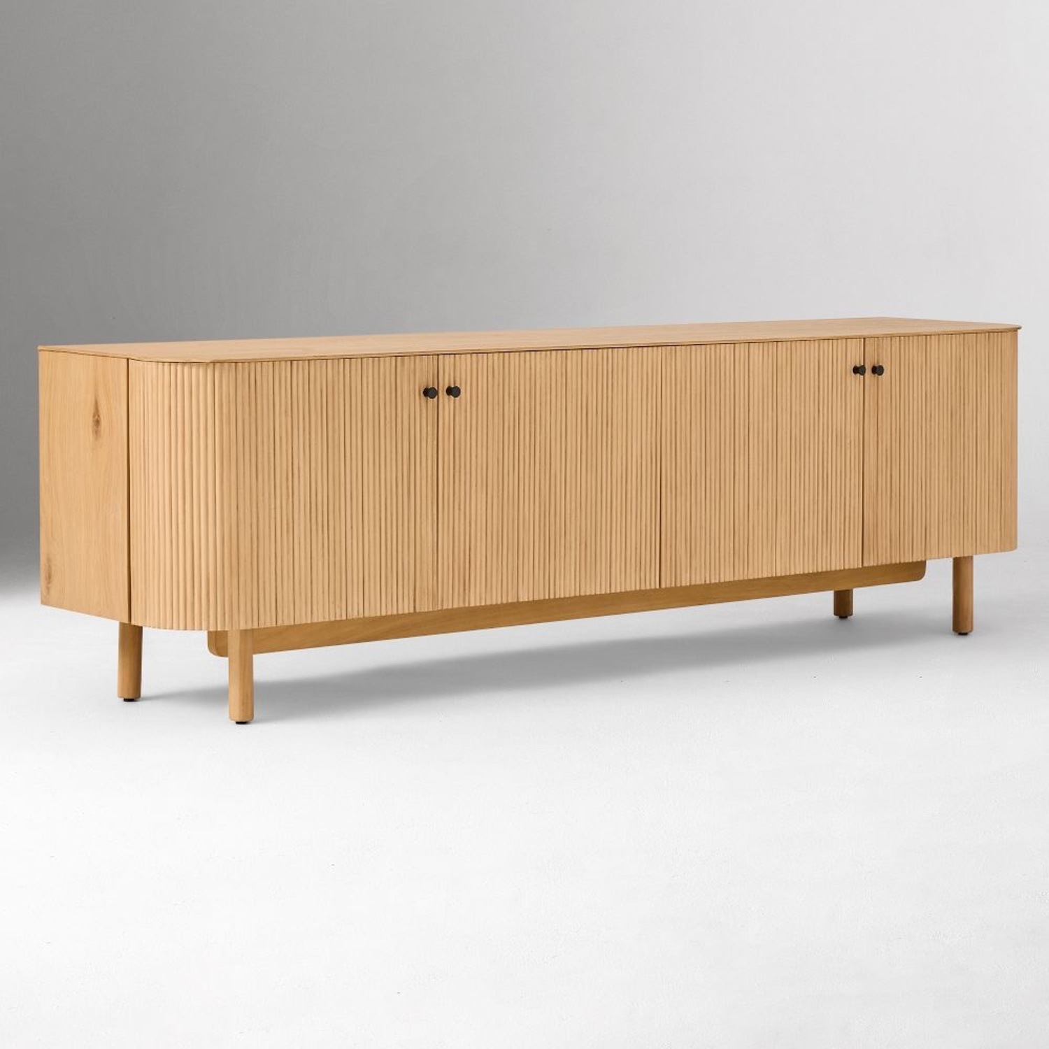 West Elm Ellington Wood Media Storage - image-5