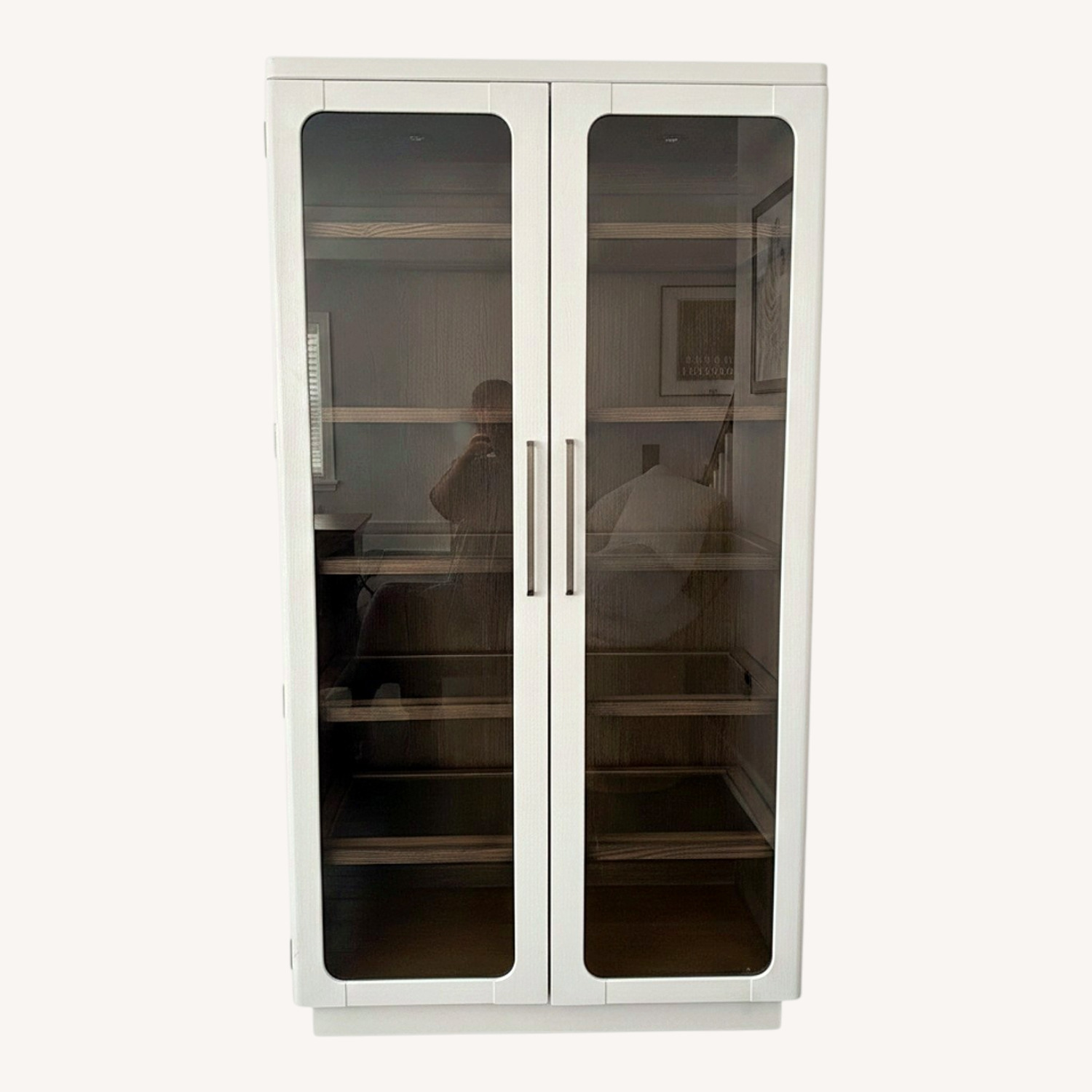 Hooker Furniture Corporation White Wood Bookcase - image-0