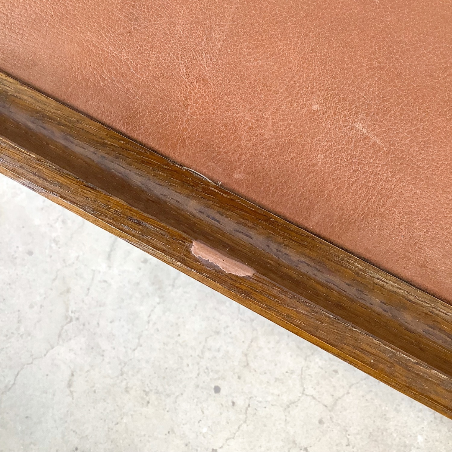 Vintage Studio-Made Square End Table Trestle Base - image-19