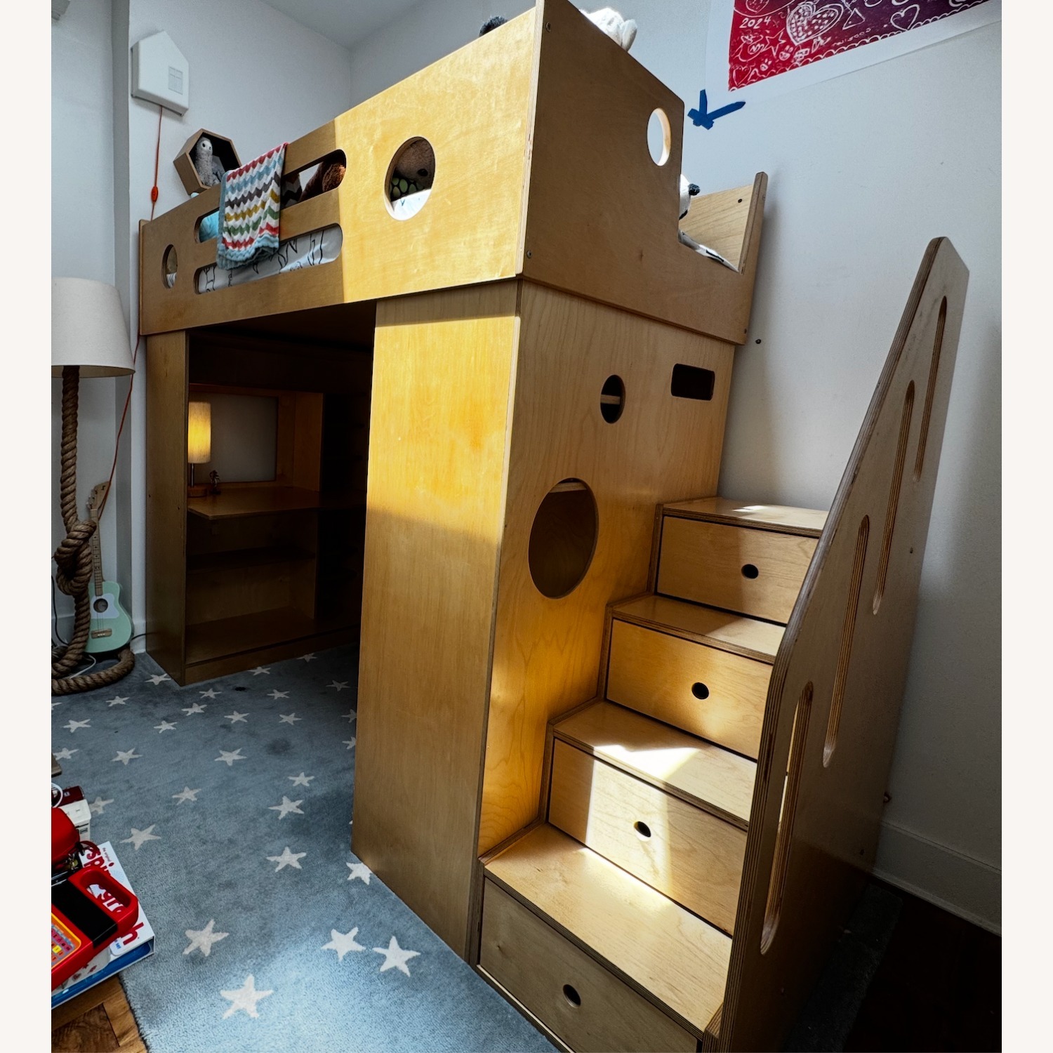 Casa Kids Dumbo Natural Wood Bunk Bed - image-6