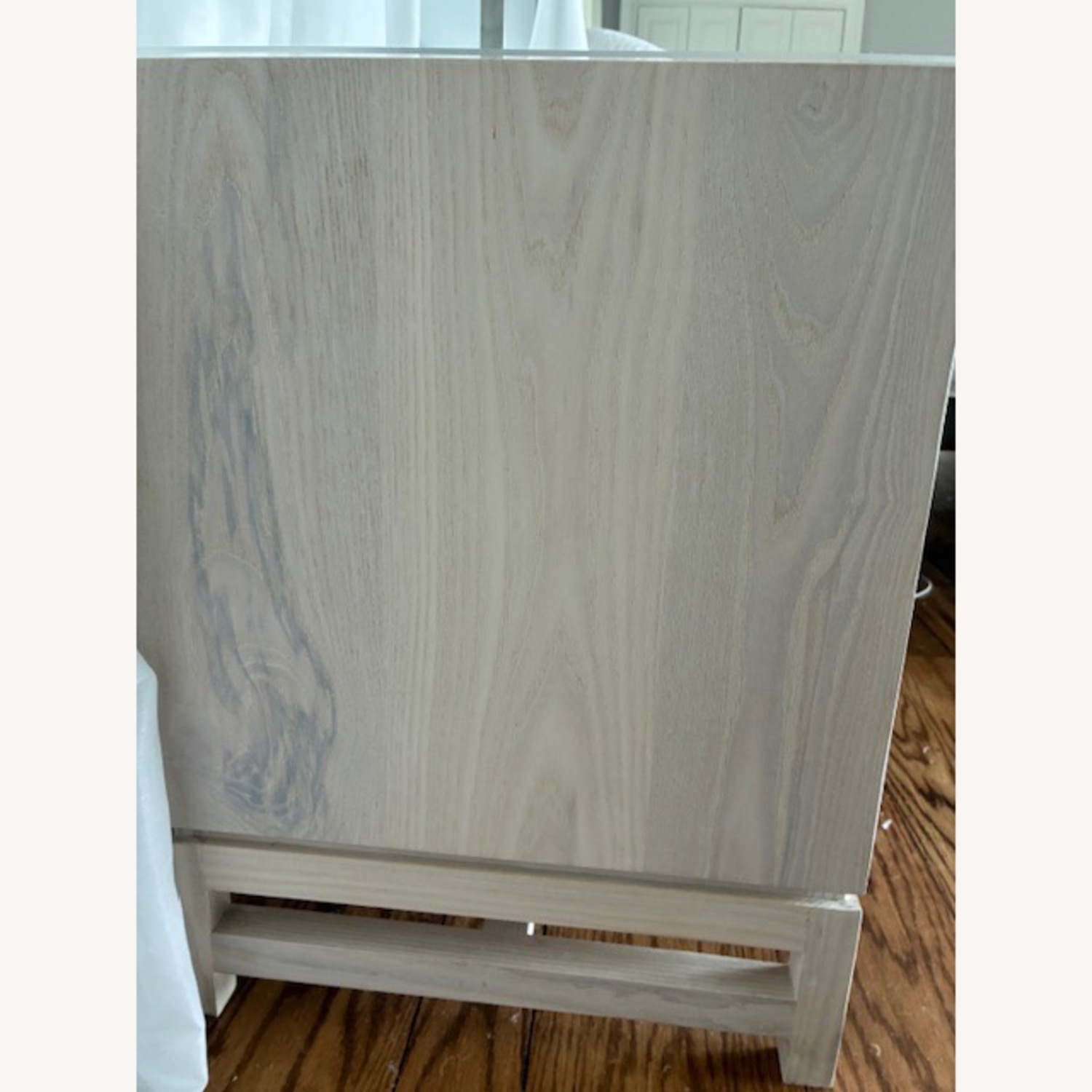 Forde Natural White Wood Nightstand - image-3
