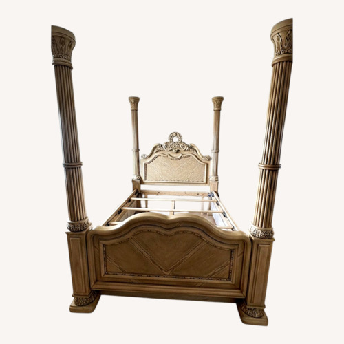 Used Michael Amini Furniture Designs Queen Bed for sale on AptDeco