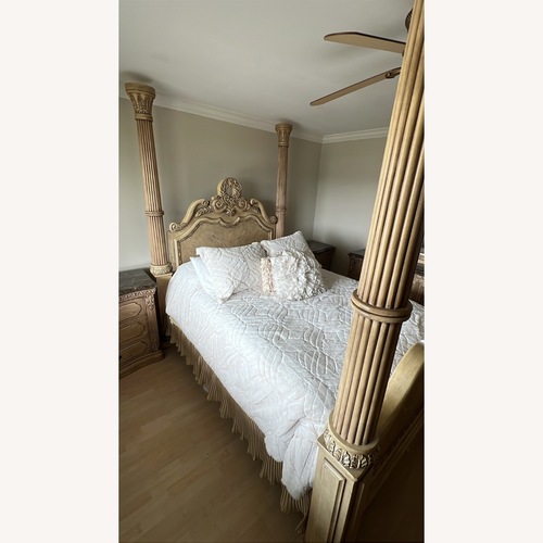 Used Michael Amini Furniture Designs Queen Bed for sale on AptDeco