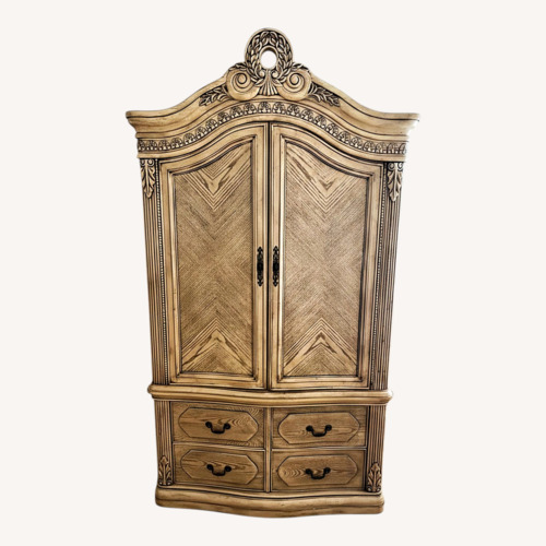 Used Michael Amini Furniture Designs Armoire for sale on AptDeco
