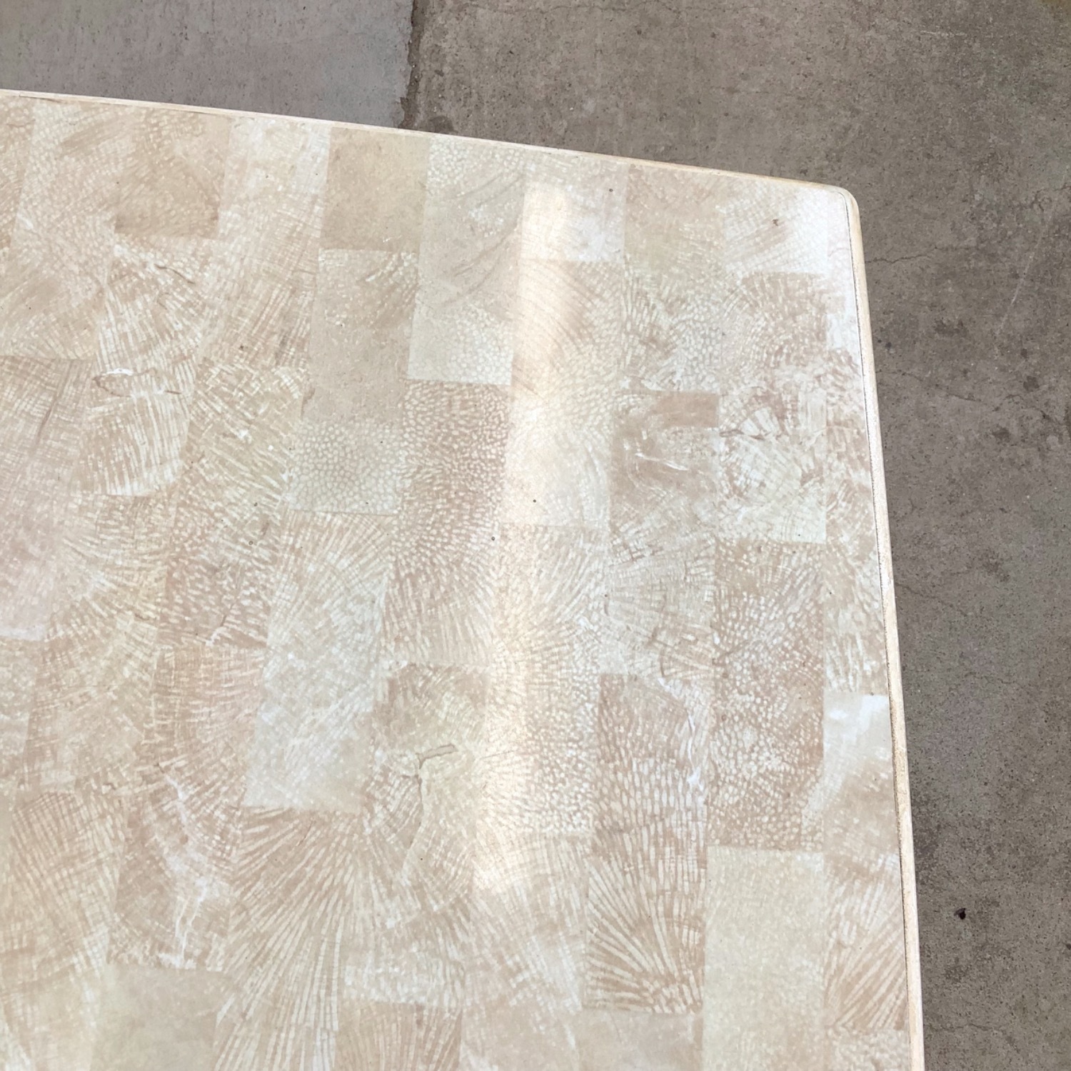 Lane Postmodern Coffee Table with Cylinder Legs - image-18