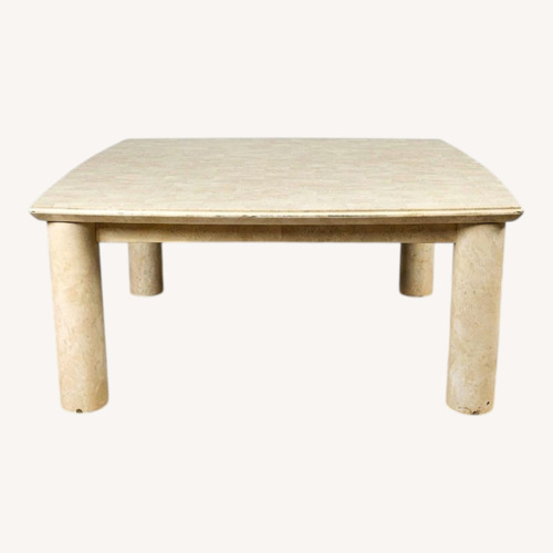 Used Lane Postmodern Coffee Table with Cylinder Legs for sale on AptDeco