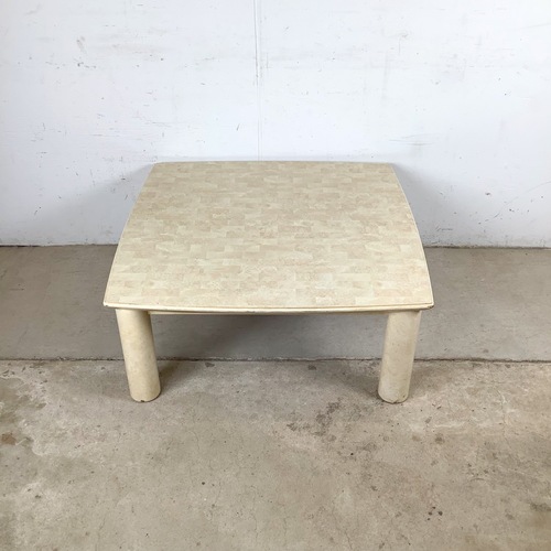 Used Lane Postmodern Coffee Table with Cylinder Legs for sale on AptDeco