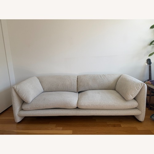 Used Castlery Lucas White Boucle 3+ Seater Sofa for sale on AptDeco
