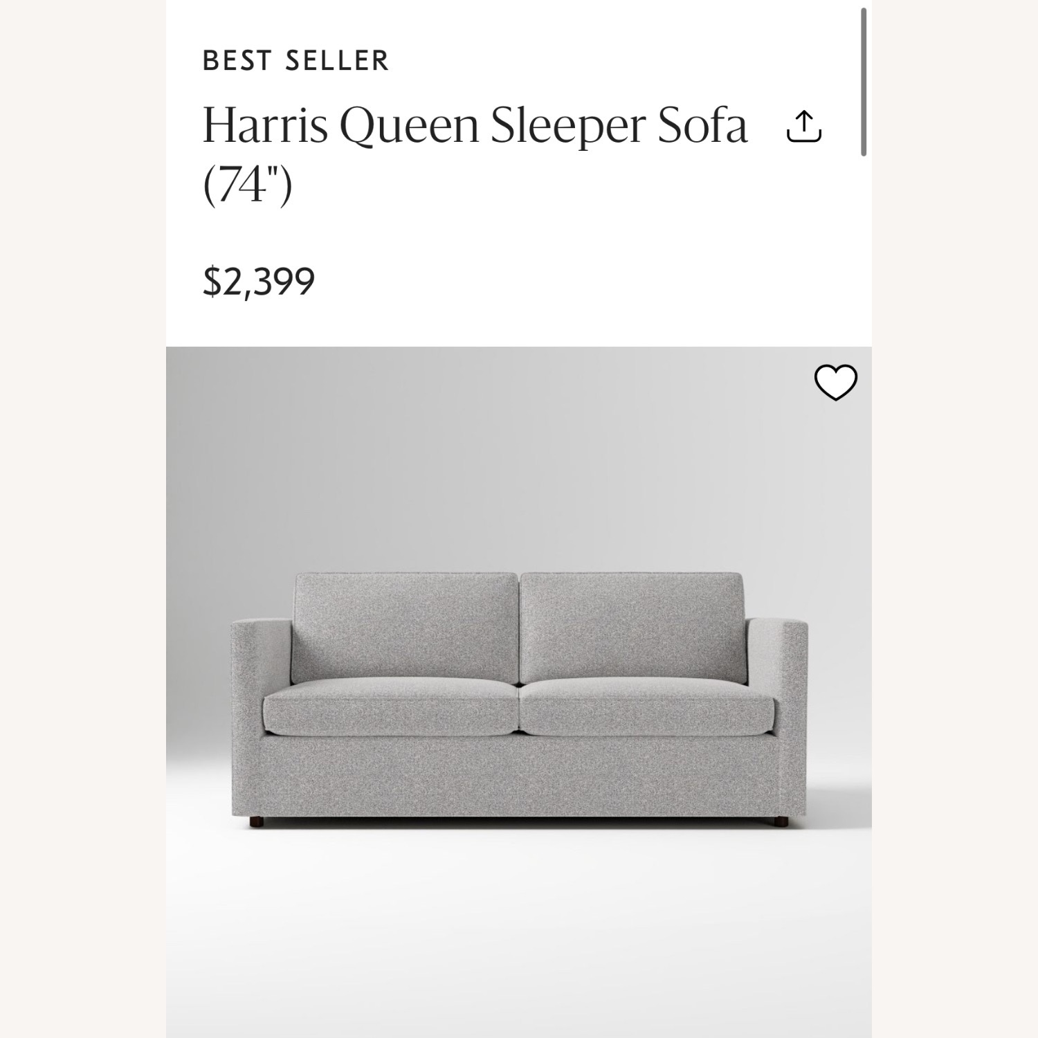 Harris Sleeper Sofa - image-2