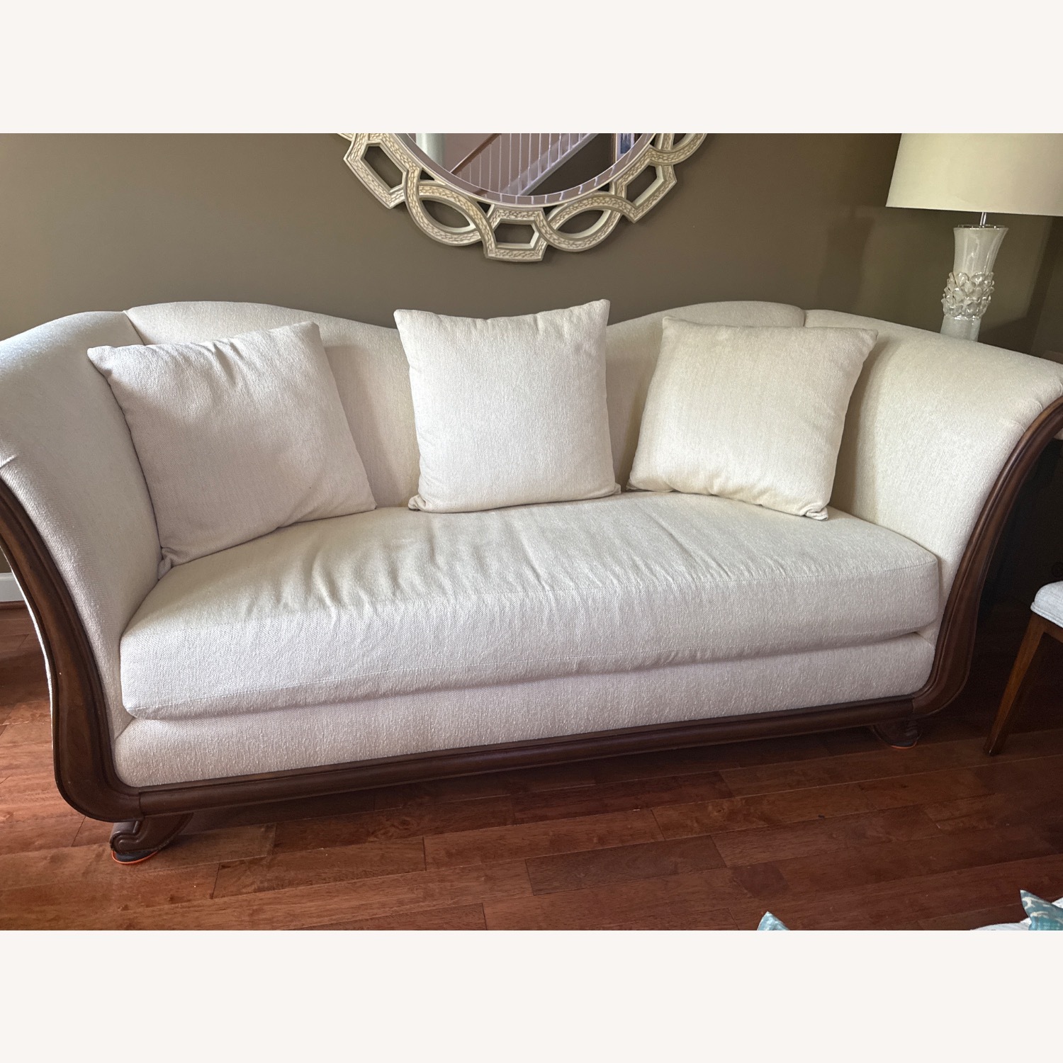 Vintage/Antique Finds Natural 3+ Seater Sofa - image-4
