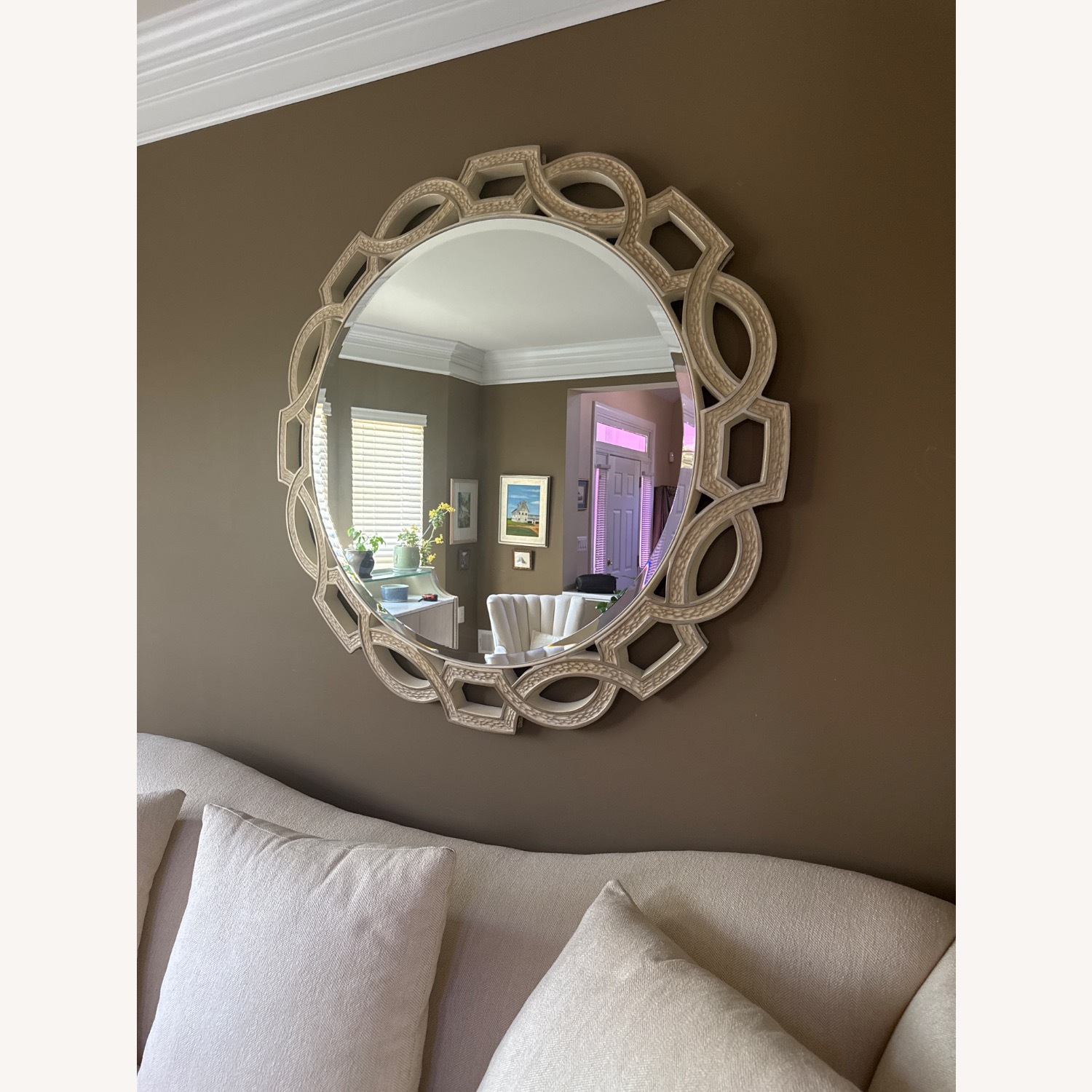 Large Decorative Wall Mirror - image-1