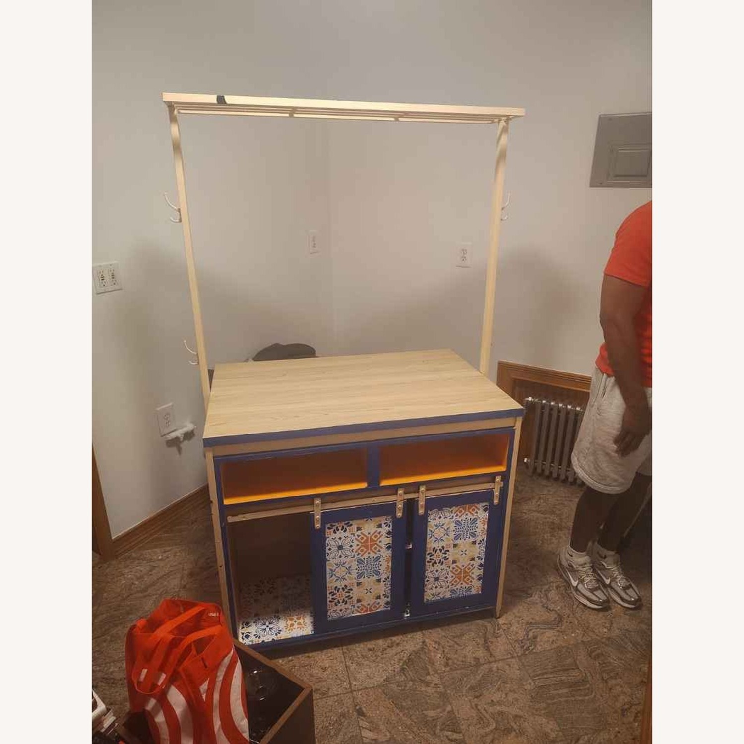 Wayfair Gracie Oaks Kitchen Island with Storage - image-3