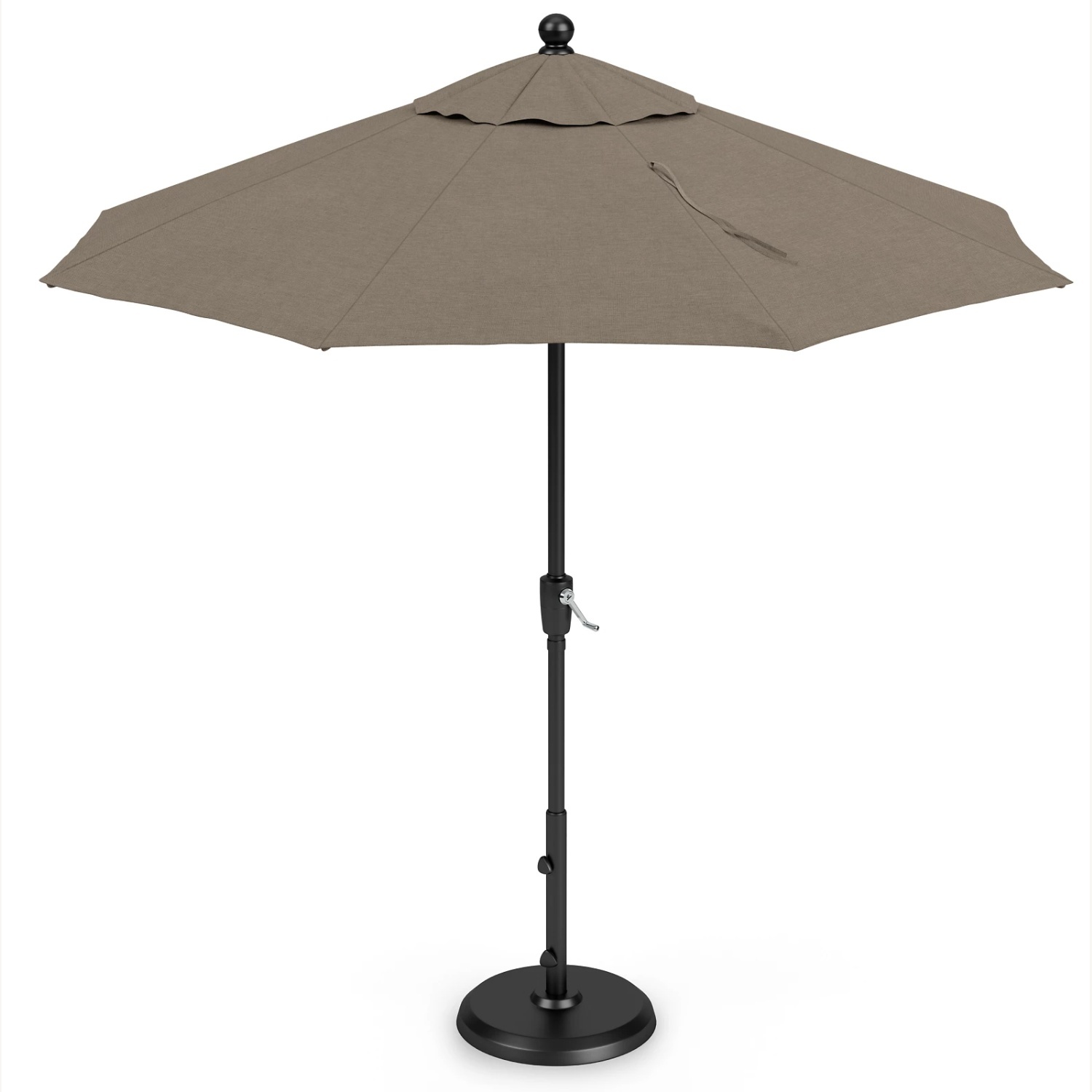 Room & Board Maui Dark Brown Metal Umbrella - image-6