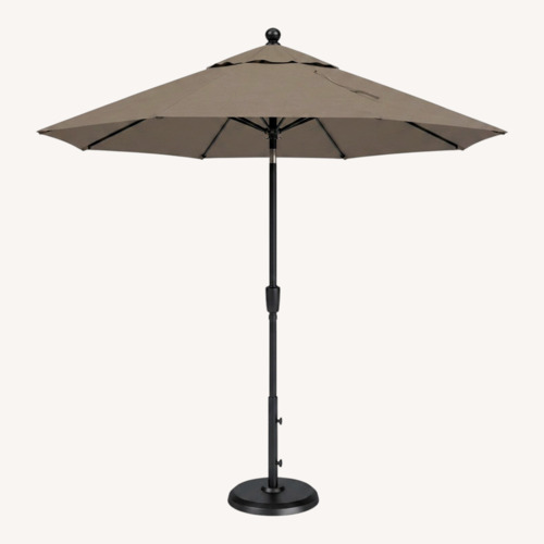 Used Room & Board Maui Dark Brown Metal Umbrella for sale on AptDeco