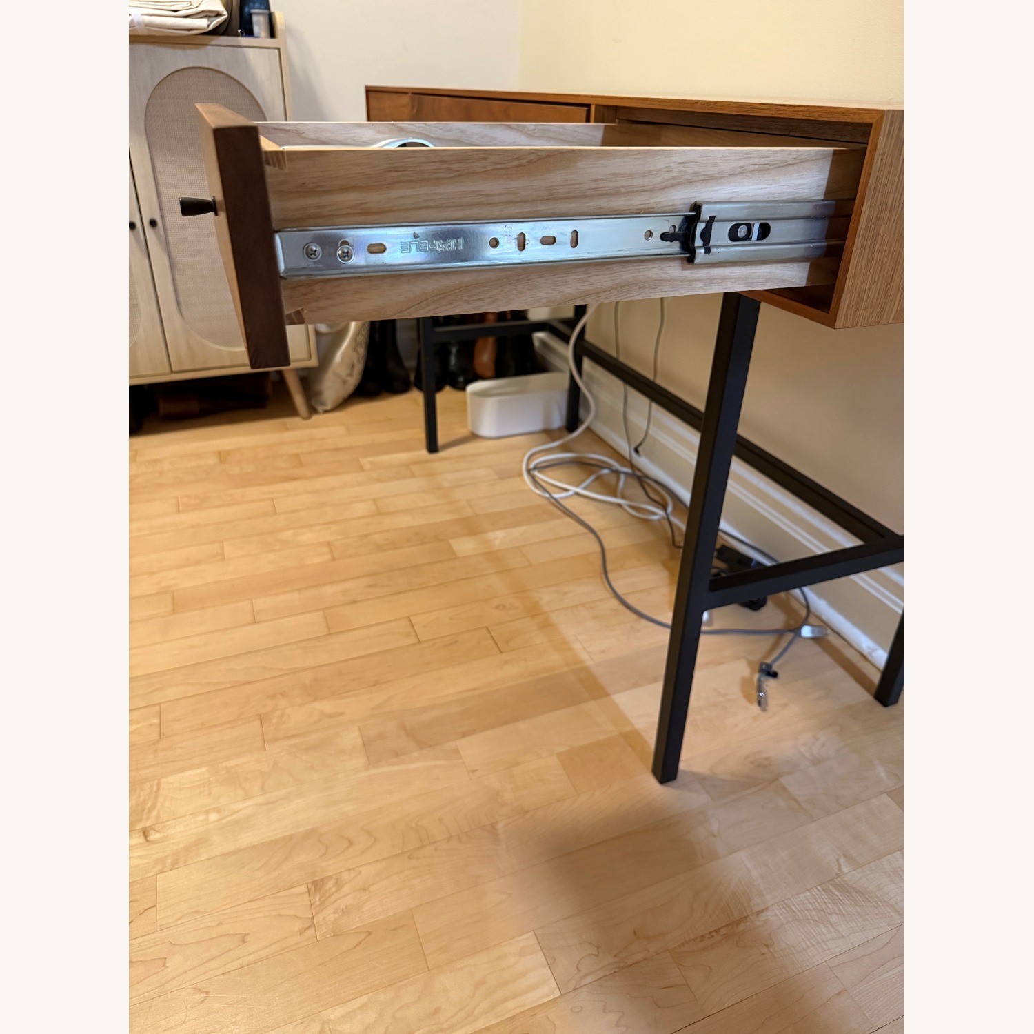 Room & Board Hudson Dark Brown Wood Desk - image-3
