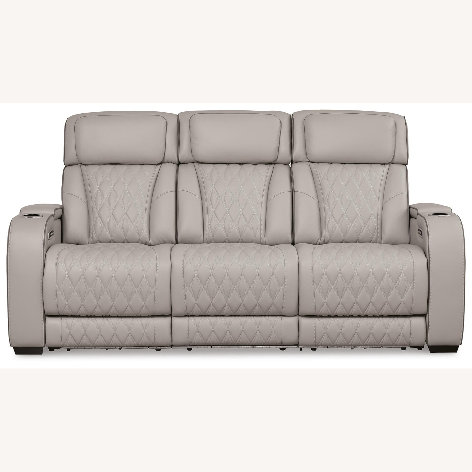 Ashley Furniture Boyington Dual Power Leather Reclining Sofa - image-4