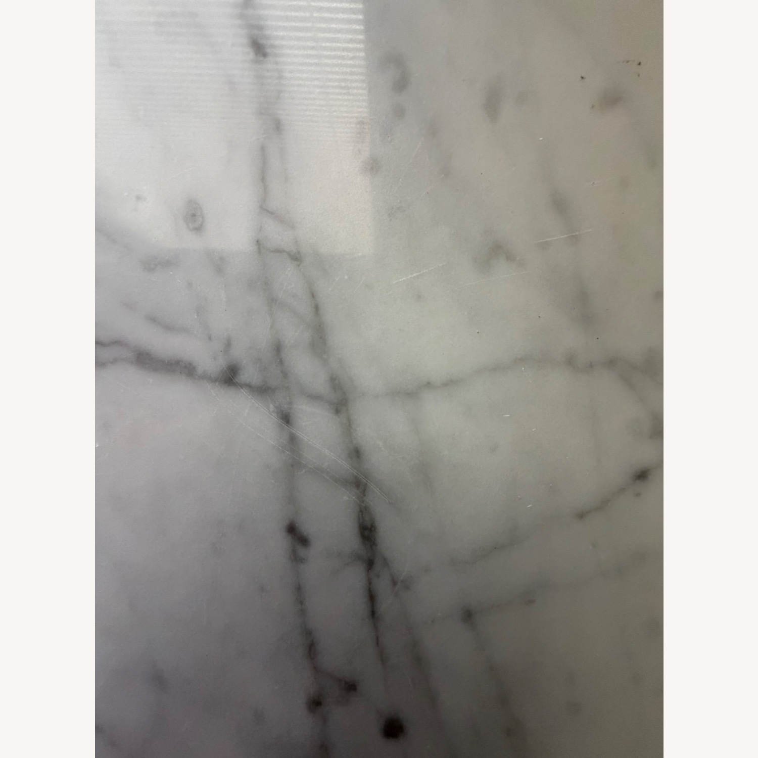 Crate & Barrel Marble French Bakers Rack - image-4