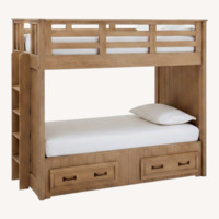 Pottery Barn Kids Belden Twin Over Twin Bunk Bed