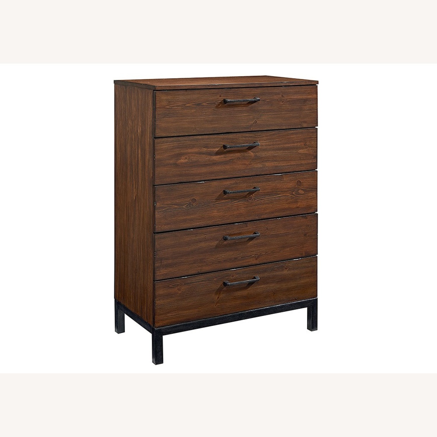 Magnolia Dark Brown Wood Chest - image-1
