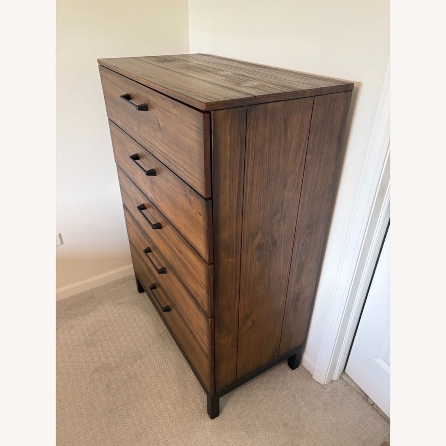 Magnolia Dark Brown Wood Chest - image-2